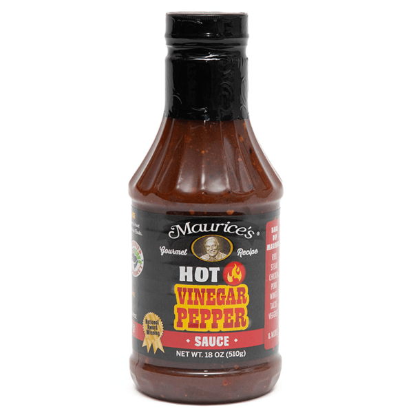 Maurice's hot vinegar pepper sauce.